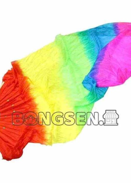Quạt rũ / Quạt múa lụa dài 150 cm  5 màu