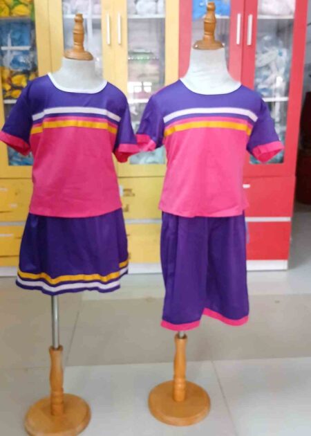 Trang phục nhảy cổ động tím hồng